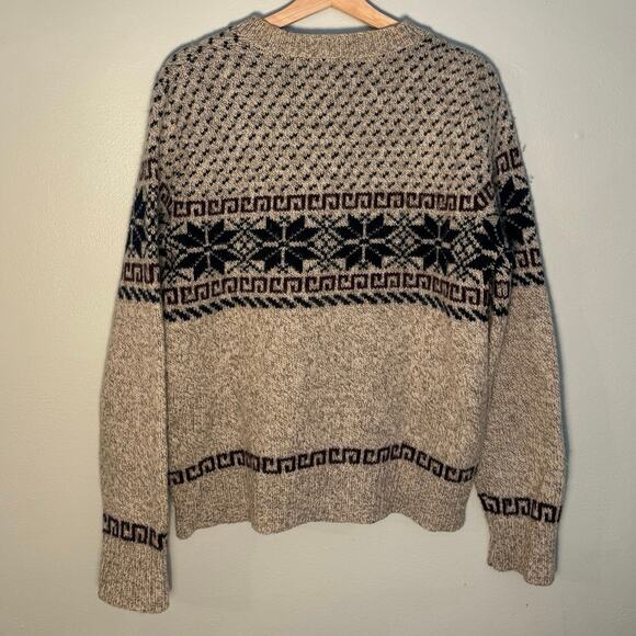 Men's Vintage Size M Winona Knits Nordic Style Winter Snowflake Sweater - Picture 2 of 3